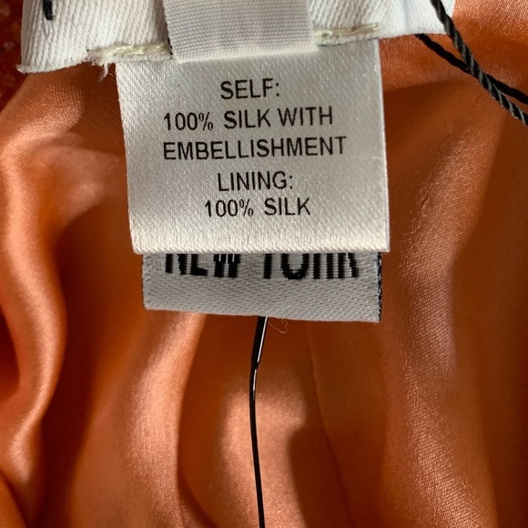 Pamella Rowland Cowl-Back Beaded Cocktail Dress - Picture 7 of 8